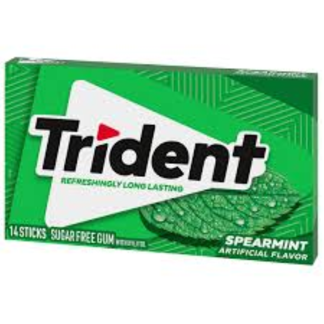 TRIDENT SPEARMINT FLAVOR 1.8G